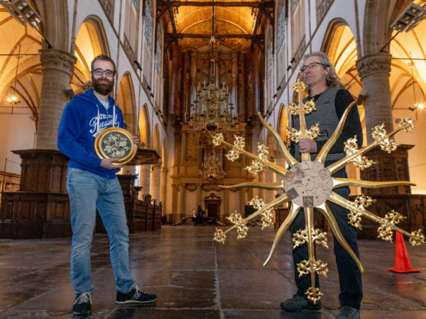 Afbeelding van Gewelfschotels terug in Grote Sint Laurenskerk