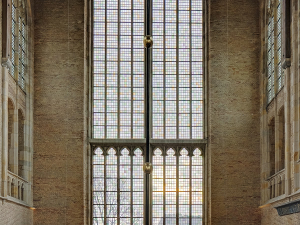 Afbeelding van Het Grote Raam in de Grote Kerk van Alkmaar