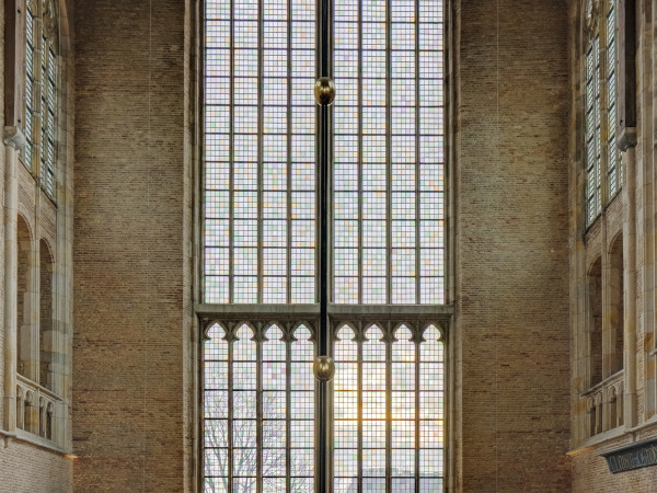 Afbeelding van Het Grote Raam in de Grote Kerk van Alkmaar
